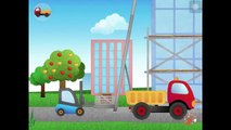 Construction Vehicles Cartoon for Children | Construction Game with Dump Trucks and Diggers for Kids