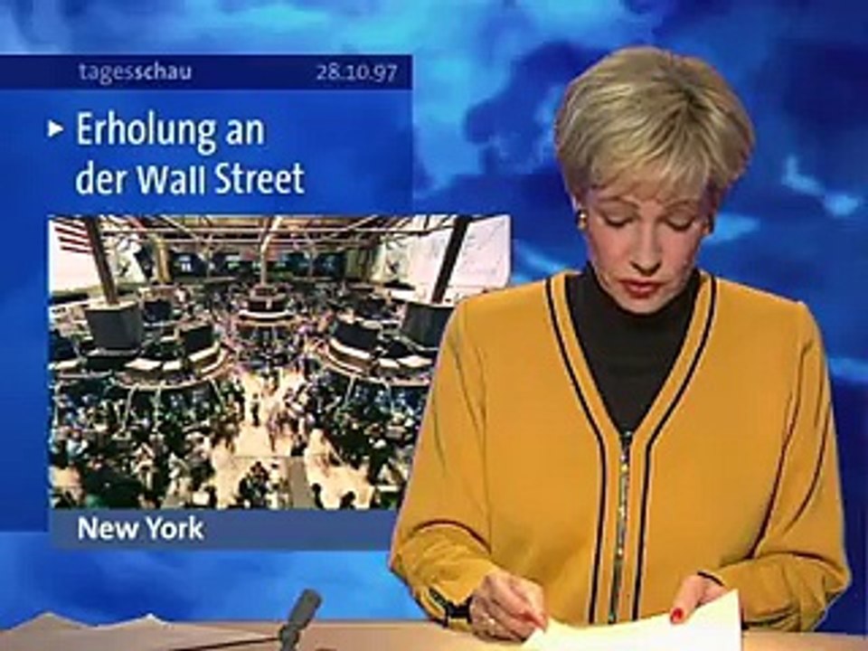 Tagesschau | 28. Oktober 1997 20:00 Uhr (mit Dagmar Berghoff) | Das Erste