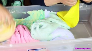 Cutting Open a Giant Slime Stress Ball-DIY Giant Stress Ball |B2cutecupcakes