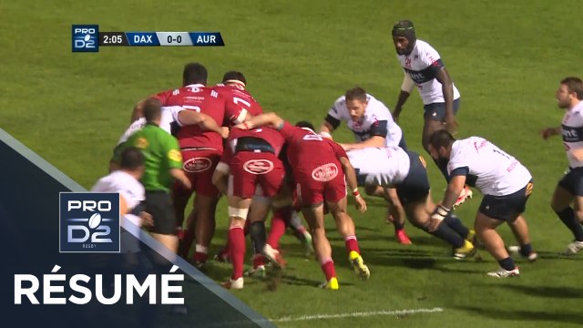 PRO D2 - Résumé Dax-Aurillac: 20-9 - J10 - Saison 2017/2018