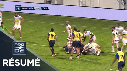 PRO D2 - Résumé Nevers-Carcassonne: 22-12 - J10 - Saison 2017/2018