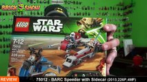 LEGO Star Wars BARC Speeder with Sidecar Review : LEGO 75012