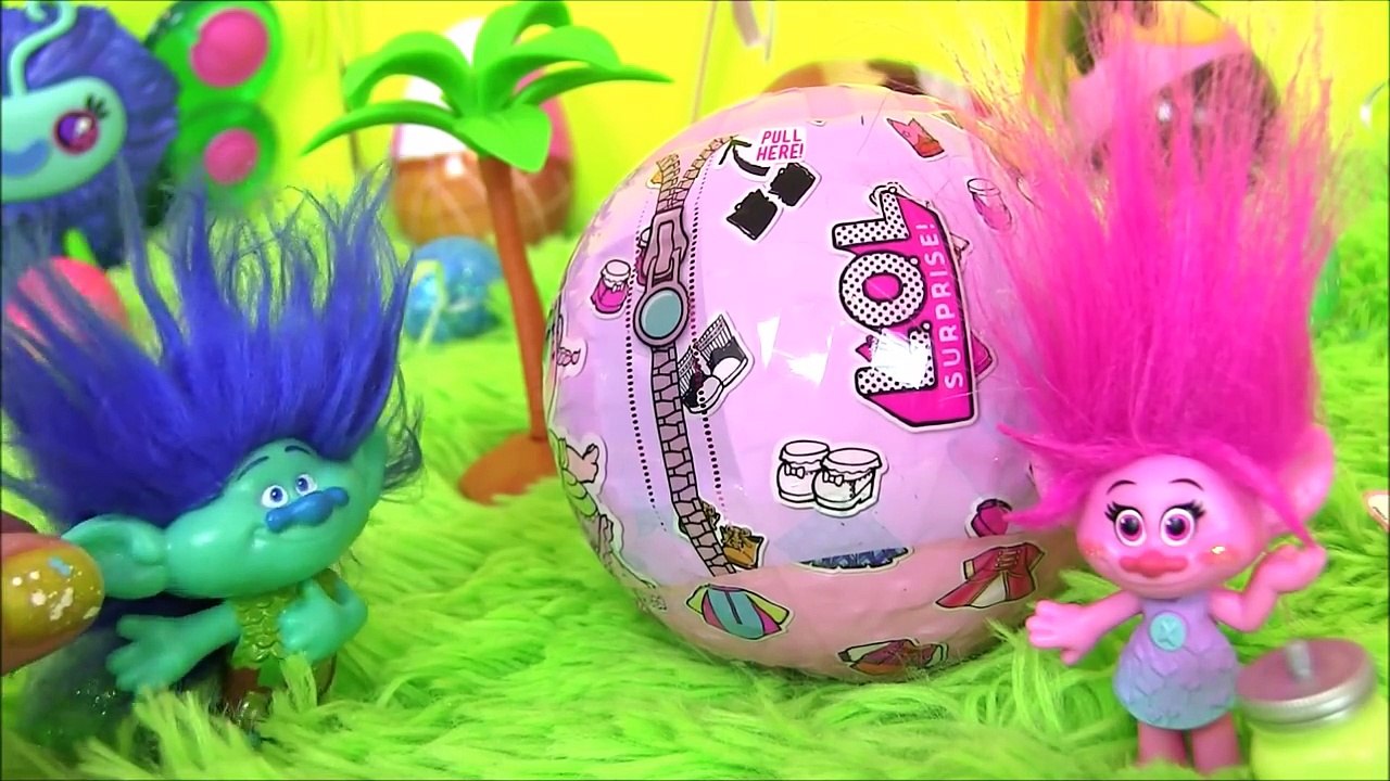 Тролли Trolls Куклы #Пупсики! LOL & TROLLS POOL PARTY Сюрприз Игрушки |Мультики