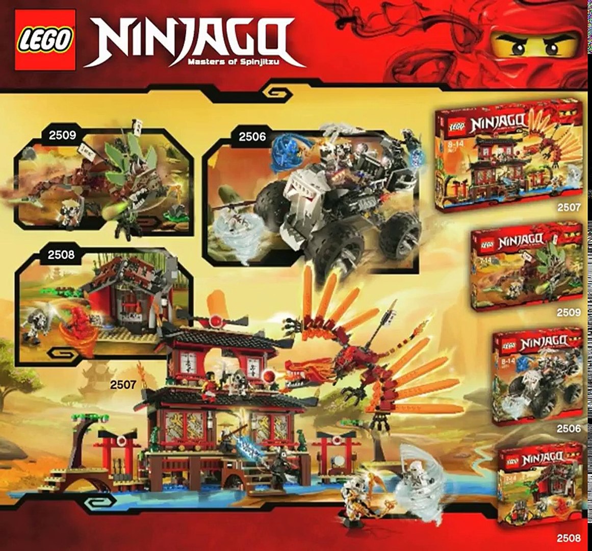 Lego Ninjago - Fire Temple instruction manual , Lego 2507 - Vidéo  Dailymotion