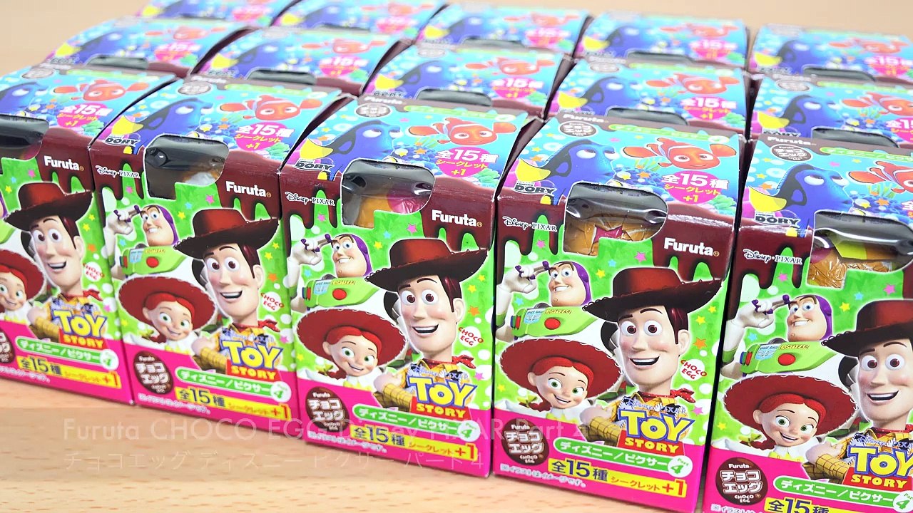 15 Surprise Eggs Toy Story Finding Dory The Good Dinosaur Monsters University Cars Up Disney Pixar