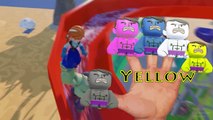 Learn Colours Disney and Marvel FInger Family Colors Hulk Mickey and Minnie Mouse Donald Duck
