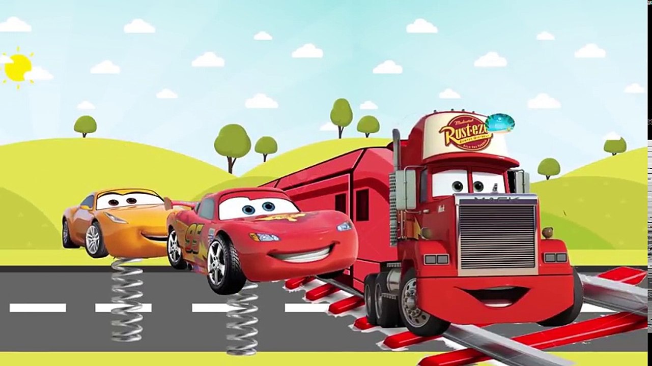Learn Colors w/ Mack Truck Train and Giant Centipede  Kids Rhymes