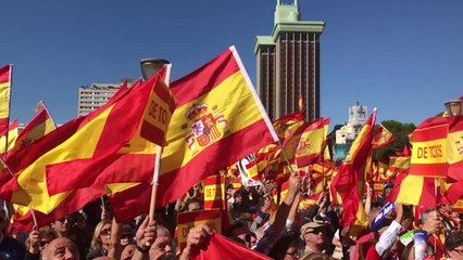 People's Party Members Attend Rally for Spanish Unity in Madrid
