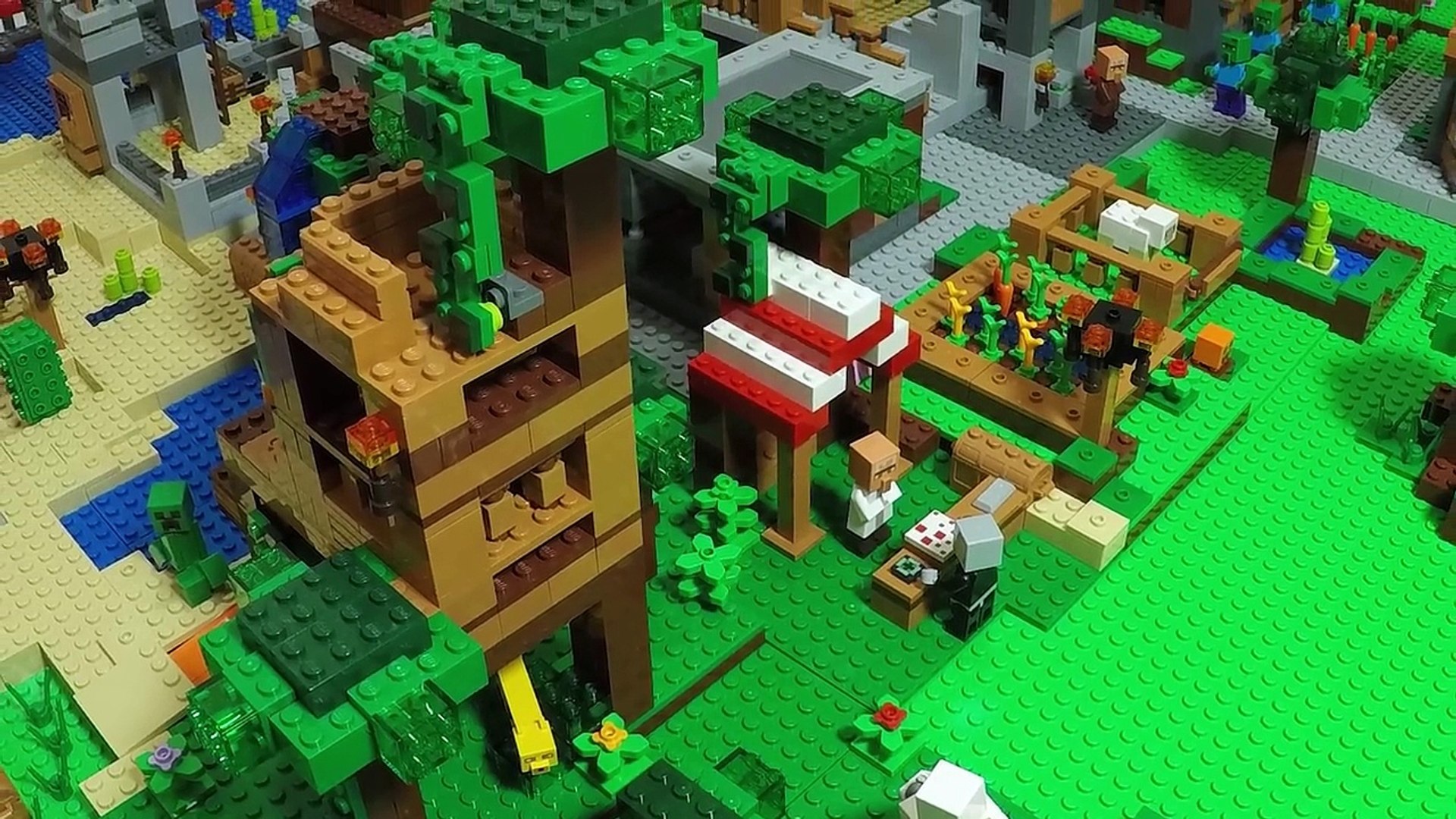 LEGO Minecraft World - My Final LEGO Custom Minecraft World Update – Видео  Dailymotion
