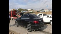 AK Parti milletvekilinin içinde bulunduğu otomobil kaza yaptı