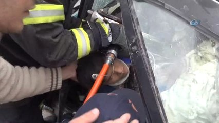 Aksaray'da Kum Fırtınası Zincirleme Trafik Kazasına Sebep Oldu