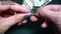 Origami Money Crane Ring (Instructions) Dollar Origami, Moneygami