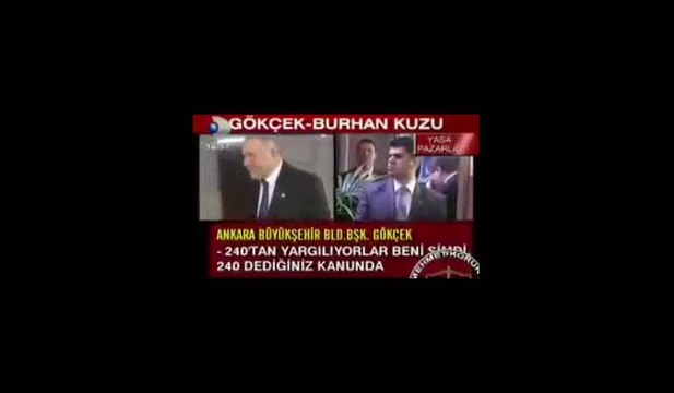 Melih Gökçek, Burhan Kuzu ile kanun pazarlığı yapıyor
