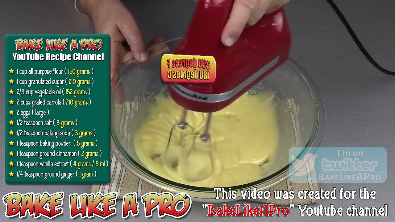 Easy Carrot Cake Recipe By BakeLikeAPro