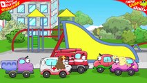 Car WHEELY Little POLICEMAN Helped to CATCH Danger ROBBERS #43 - Cars Cartoons from PlayLand