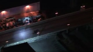 Police chase stolen car in Los angeles
