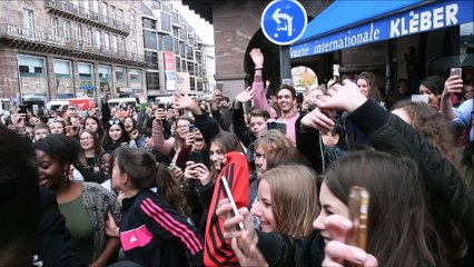 Jéremstar en dédicaces à la librairie Kléber