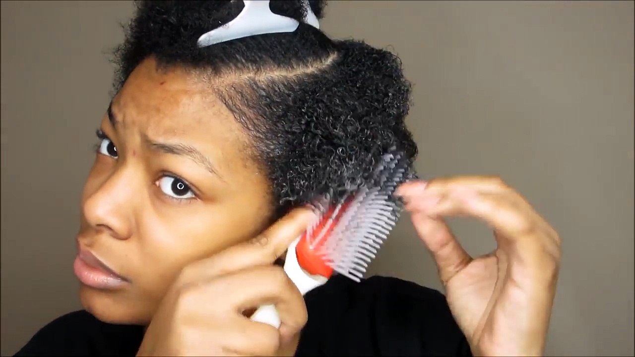 How I get my TWA into a Low Bun using Marley Hair!!!!