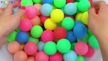 Candy Surprise Cups Learn colors Surprise toys in the balls - educational game for children