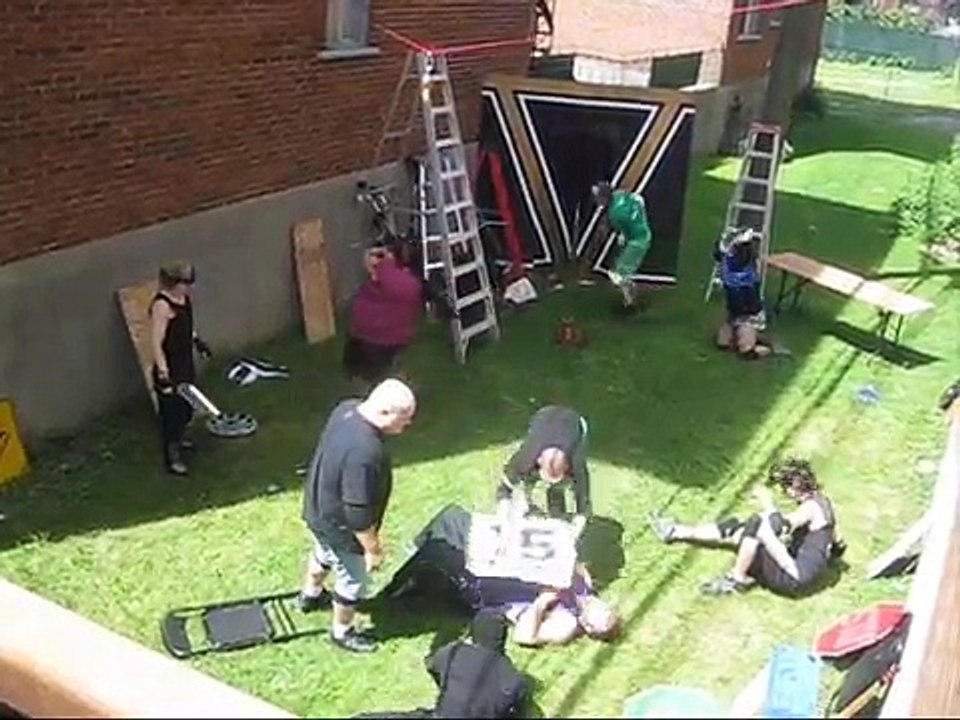 10-Man Genie In The Lamp Ladder Match - CHW Backyard Wrestling