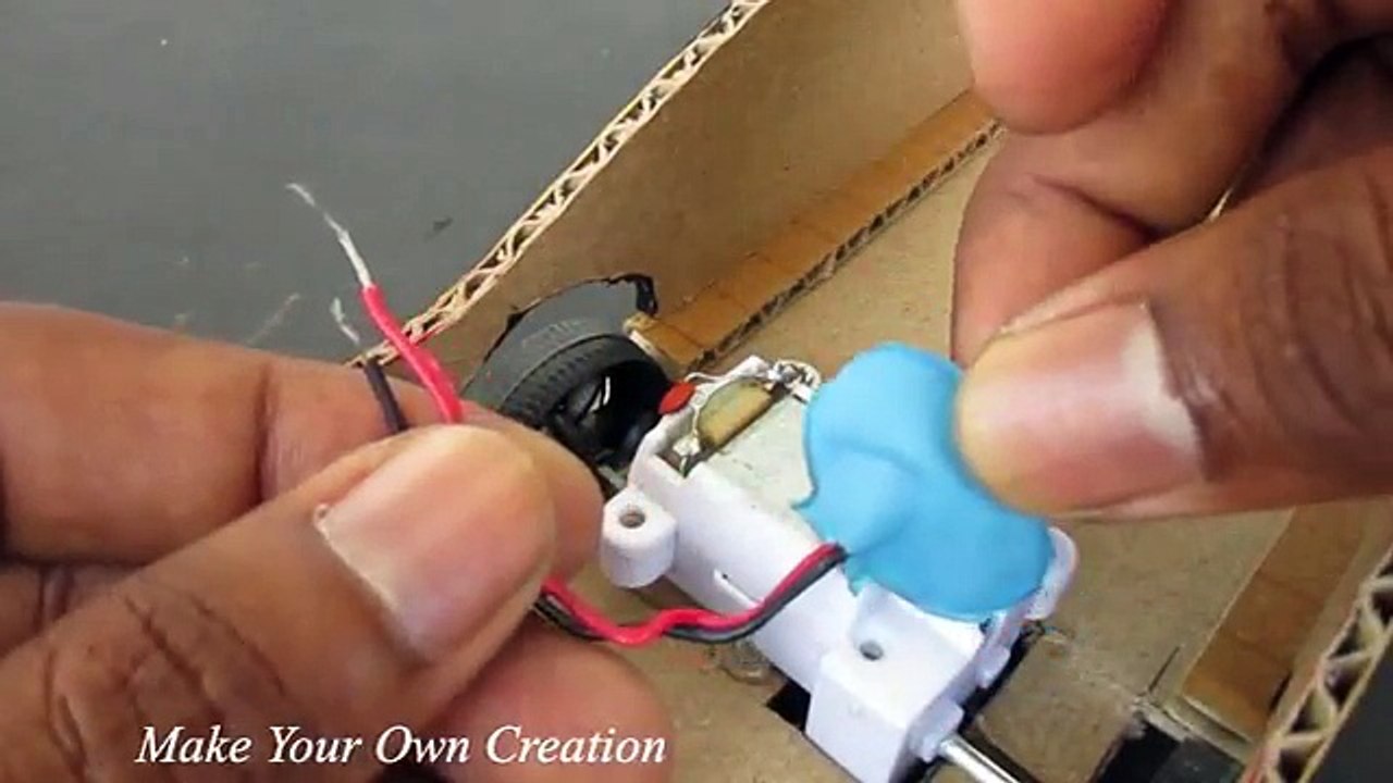 How To Make a Powered Car | Electric Car DIY