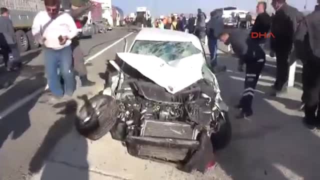 Aksaray Zincirleme Trafik Kazası 2 Ölü