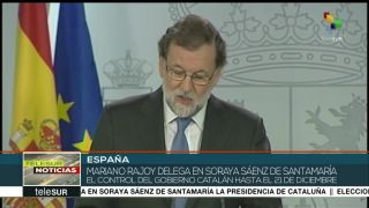 Rajoy delega en la vicepresidenta el control del gobierno catalán