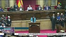Entre posturas divididas, Parlamento catalán declara la independencia