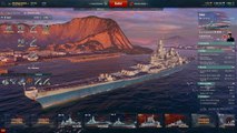 Iowa Battleship World of Warships game with 7 destroyed