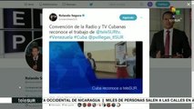 Convención de Radio y TV cubanas reconoce trabajo de teleSUR