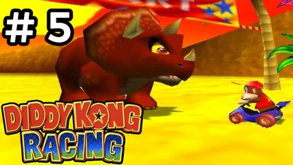 Diddy Kong Racing - #5 [Tricky the Triceratops] Chefe da Dino Domain