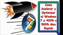 COMO ACELERAR WINDOWS 7 a 500% MAS RAPIDO