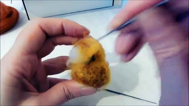 Sleeping Fox Needle Felt Kit Tutorial - The Wishing Shed - Beginner/Intermediate