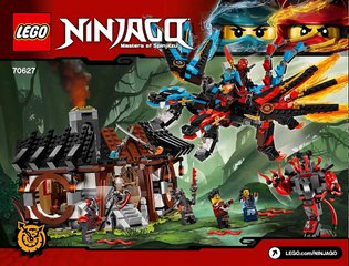 2017 Lego Ninjago Dragons Forge instructions 70627