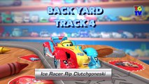 Disney Pixar Cars Lightning McQueen Ice Racers All 9 Tracks | Cars Daredevil Garage