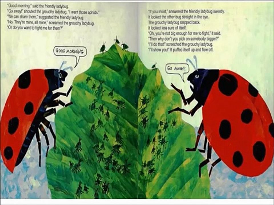 THE GROUCHY LADYBUG (BOOK) KIDS READING -WITH ENGLISH SUBTITLES
