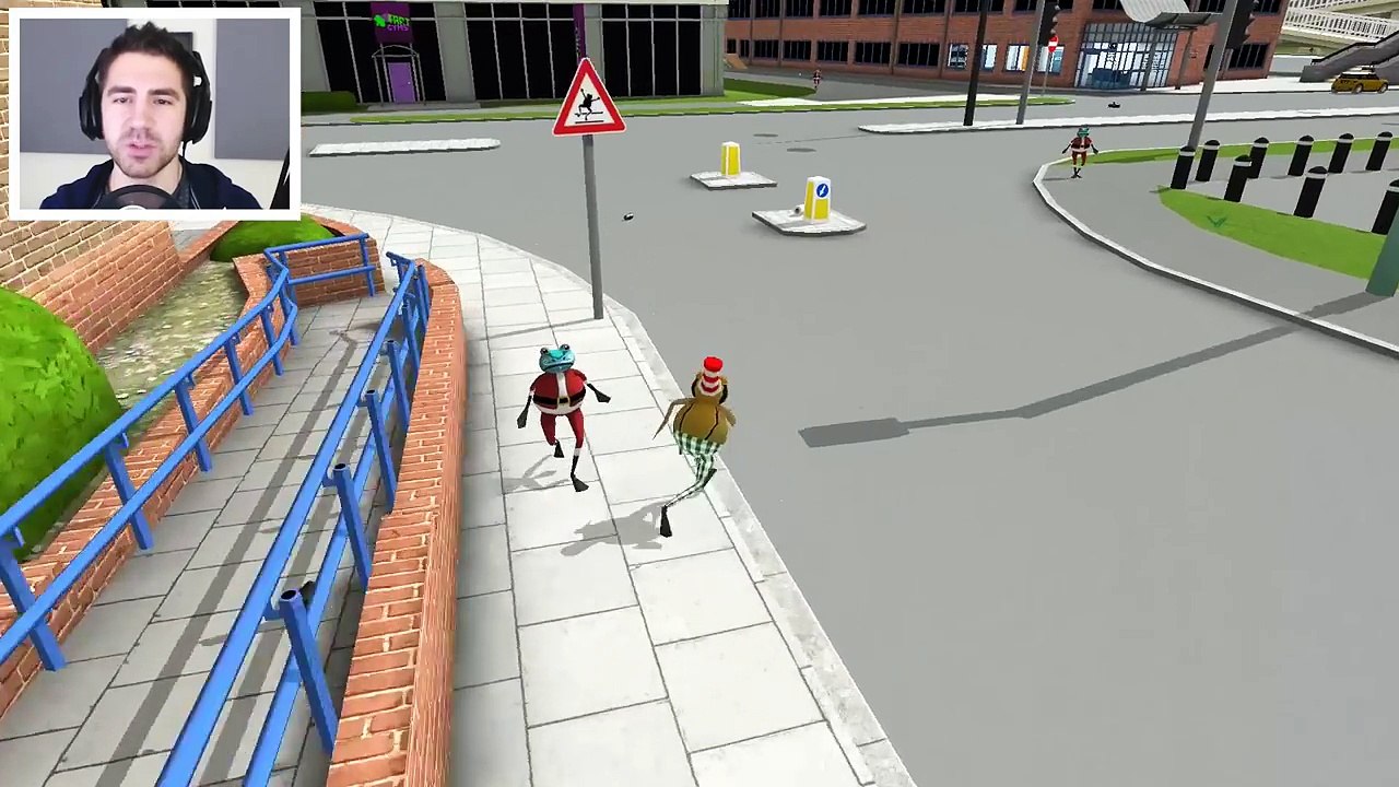 Amazing Frog - SHARKS VS ZORB - Part 32