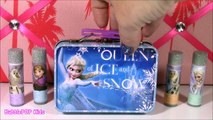 Disney Frozen ANNA ELSA Lip Balm Set! Makeup Blusher Palette Cosmetic Kit SHOPKINS Season 5!