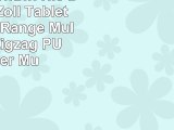 Emartbuy Chuwi Hi8 Dual OS 8 Zoll Tablet Universal Range Multi farbig Zigzag PU Leather