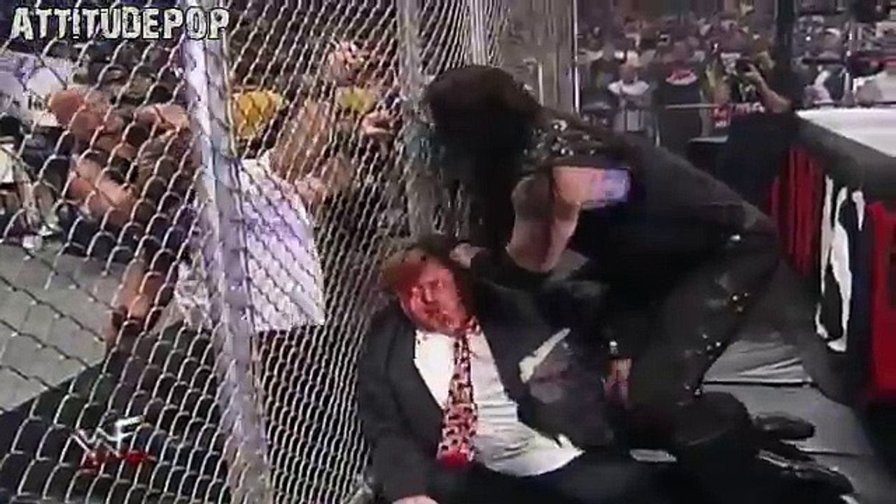 Stone Cold & The Undertaker Vs Kane & Mankind Hell In A Cell - Second Match