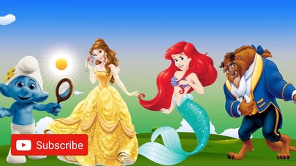 Wrong Heads Masha Dora Boss Baby Moana Mickey Mouse Finger family Nursery Rhymes and Learn Colors