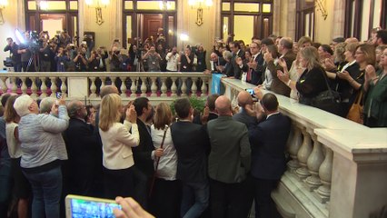 Puigdemont defiende la independencia frente al 155
