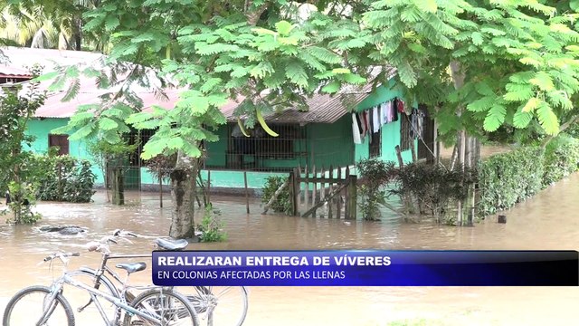 Taxistas realizaron entrega de viveres en zonas afectadas por lluvias