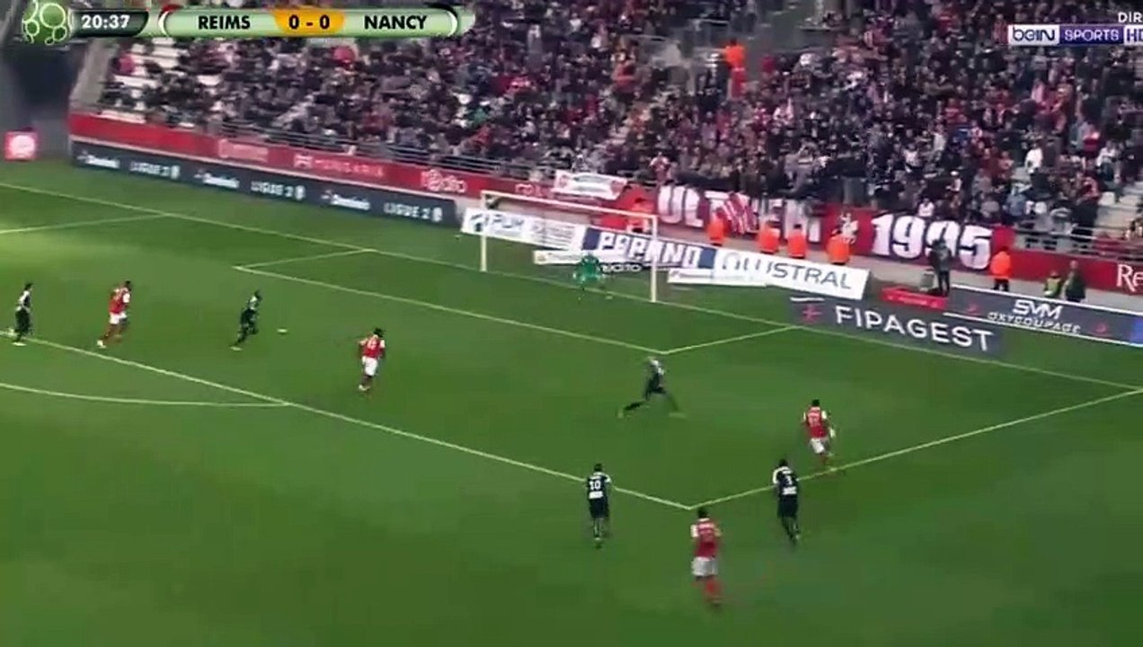 But Jordan Siebatcheu Stade Reims 1-0 Nancy - 28.10.2017