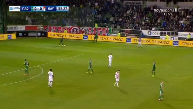 Lucas Villafanez Goal HD - Panathinaikos	1-0	Olympiakos Piraeus 28.10.2017