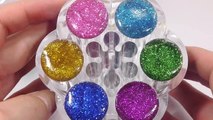 How To Make lipstick Case Glitter Clay Slime Recipe DIY PomPom !! 립스틱 꽂이 반짝이 액체괴물 만들기!! 액괴 클레이 슬라임