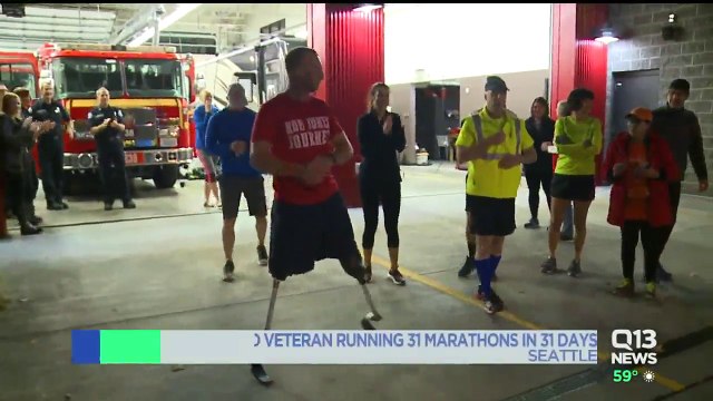 Double Amputee War Veteran Running 31 Marathons in 31 Days