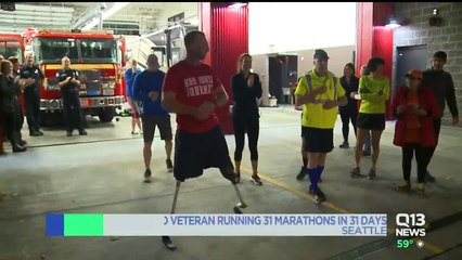 Double Amputee War Veteran Running 31 Marathons in 31 Days