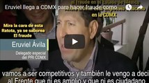 Eruviel llega a CDMX para hacer fraude como en Estado de Mexico
