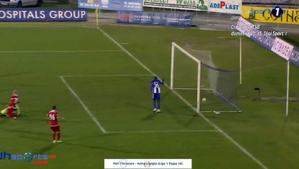 Alex Munteanu Goal HD - Poli Timisoara	1-0	Astra 28.10.2017